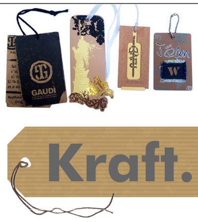 Carte Kraft personalizzate | Cartellini Kraft