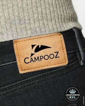 Patch In Pelle Con Logo