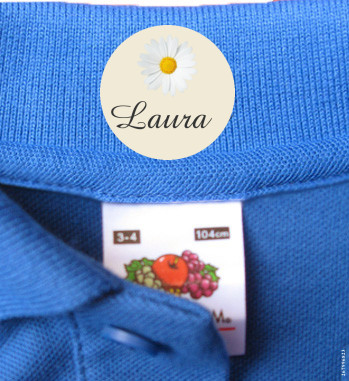 48 Etichette termoadesive personalizzate per abbigliamento