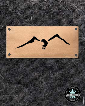 24 Etichette in pelle | Etichette in pelle personalizzate | Etichette in pelle con logo